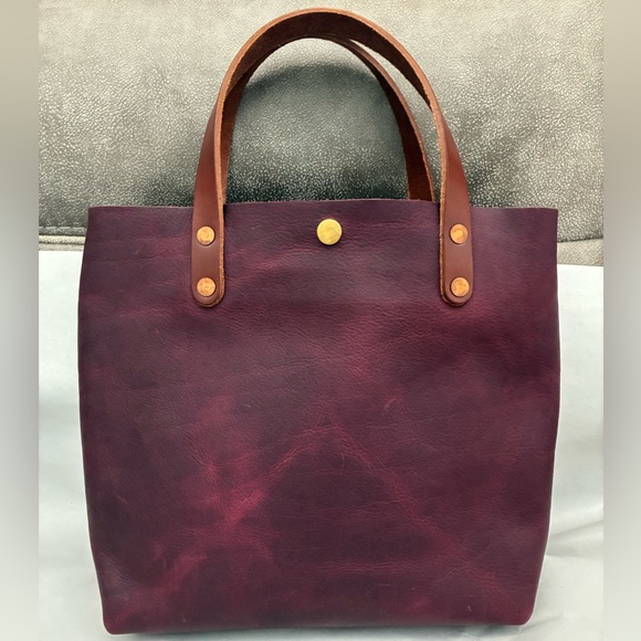 Kmm & Co. Handbags - KMM & Co. Purple Kodiak Mini Tote